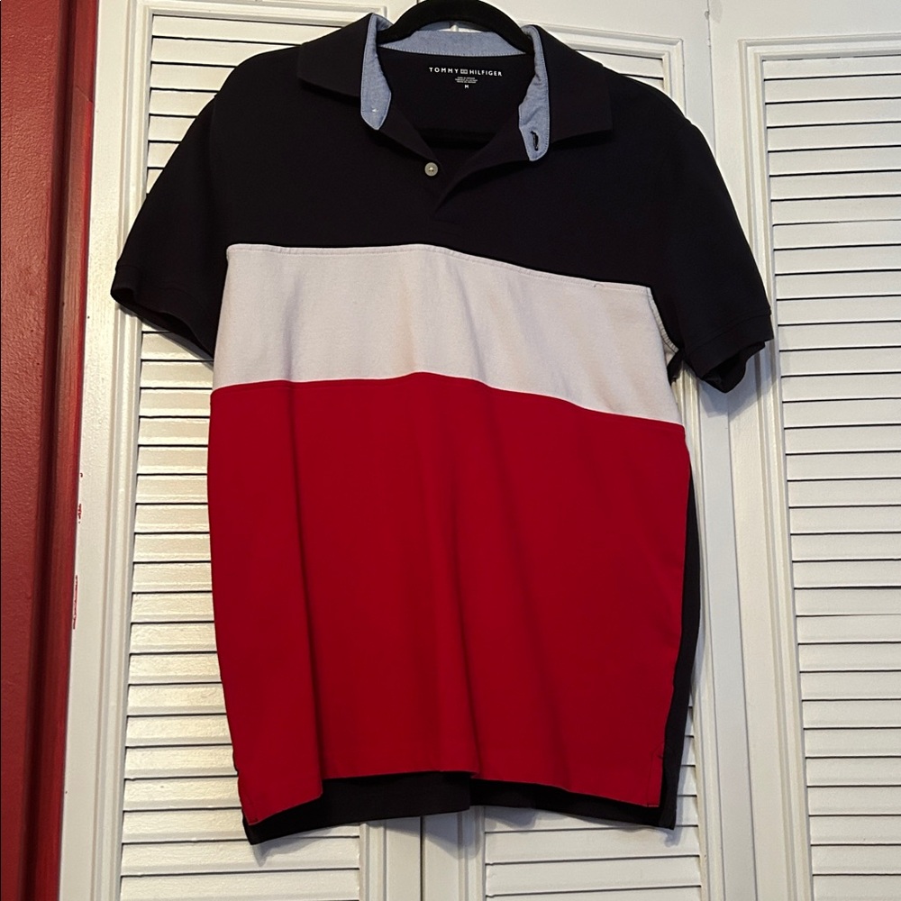 Mens tommy hilfiger polo shirt size M